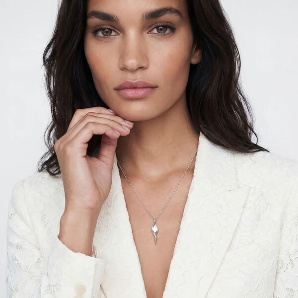 Foglia Necklace | Grande | Sterling silver, Sif Jakobs Jewellery