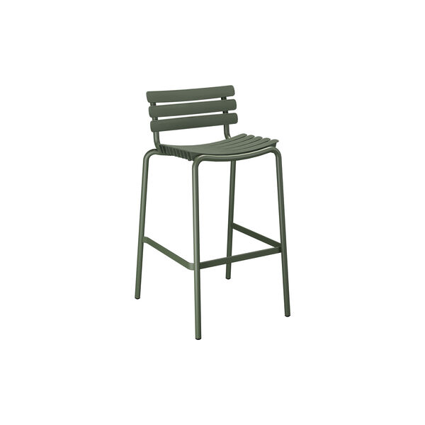 ReCLIPS Bar Chair, olive green, HOUE