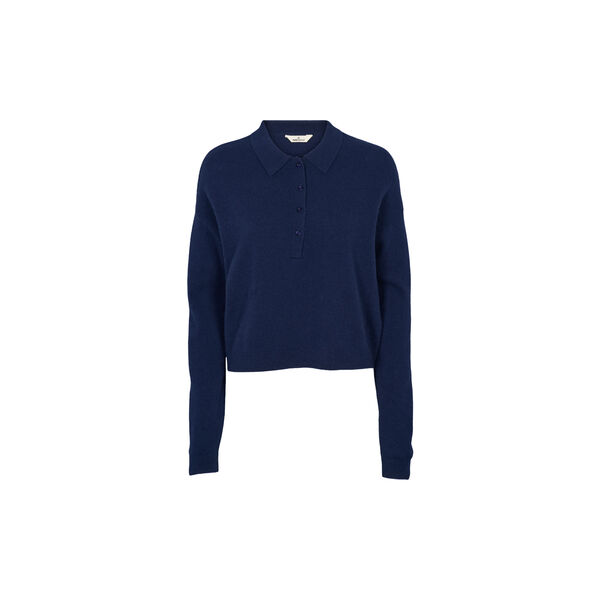 Selem Polo, navy, Basic Apparel