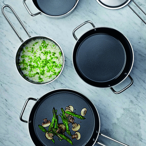 Stainless Steel Saucepan ceramic coating 1.8 L, Eva Trio