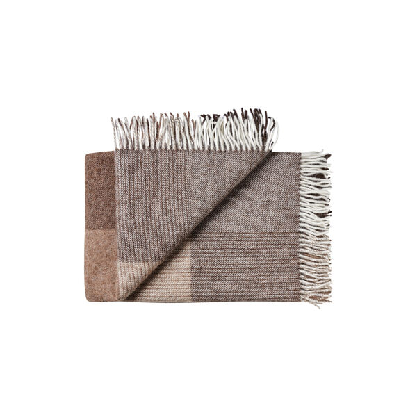 Oxford Throw, 05104 shades brown, Silkeborg Uldspinderi