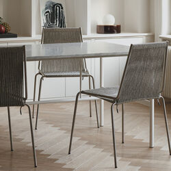 Noel Chair, steel/nature, Thorup Copenhagen