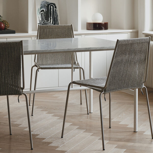 Noel Chair, steel/nature, Thorup Copenhagen
