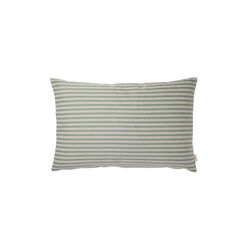 Outdoor Fine Stripe Cushion, green Outdoor Fine Stripe Cushion, green, Compliments