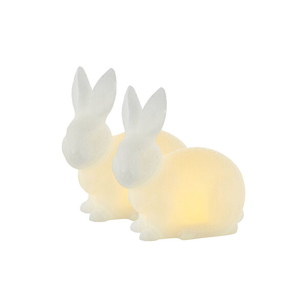 Elin Rabbit 2 pcs., white, Sirius Home
