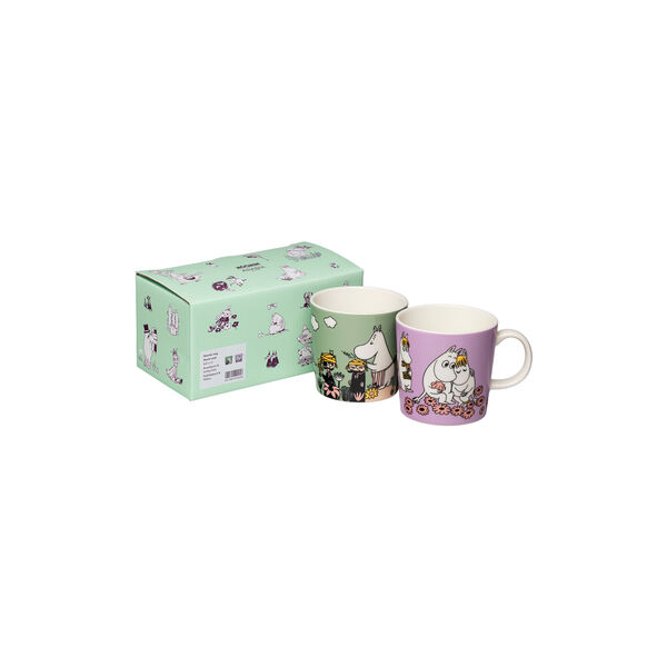 Moomin Mug Set Sweethearts+Loving Care, Moomin Arabia