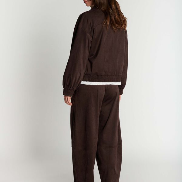 7710RDFCamero pants, chocolat, RUE de FEMME