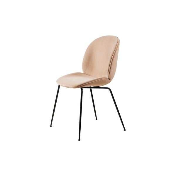 Beetle Dining Chair Fully Upholstered, Sunday 034/black matt Beetle Dining Chair Fully Upholstered, Sunday 034/black matt, GUBI