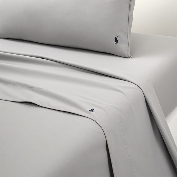 Polo Player Flat Sheet, andover heather, Ralph Lauren Home