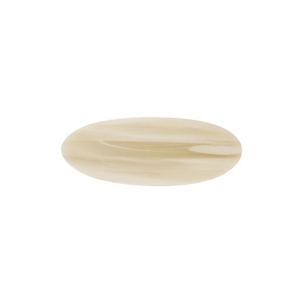 Oval Bone Clip, ivory, SUI AVA