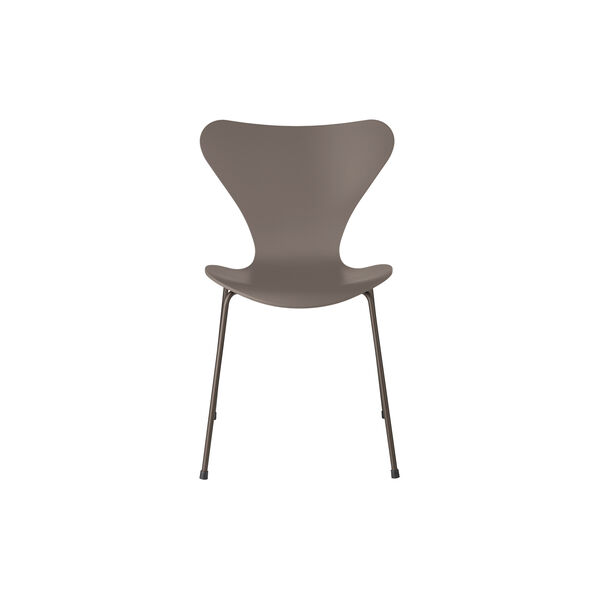 Series 7™ 3107 Fully Lacquered Chair, deep clay/brown bronze, Fritz Hansen