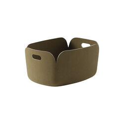 Restore Basket, brown green, Muuto
