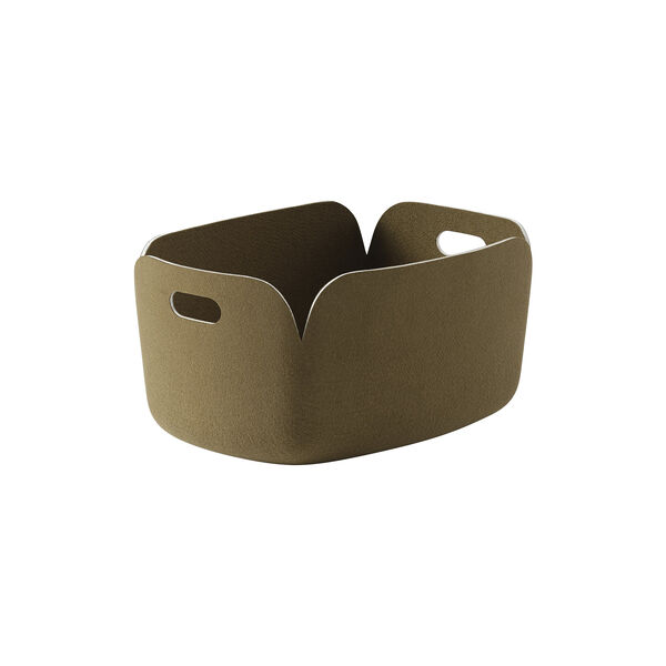 Restore Basket, brown green, Muuto