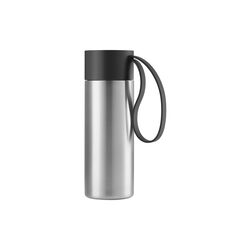 To Go Cup, steel/black, Eva Solo