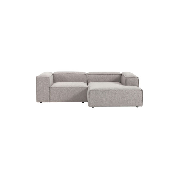 Lennon 2 Seater Modular Right Corner Sofa, boucl&eacute; taupe, Westwing Collection