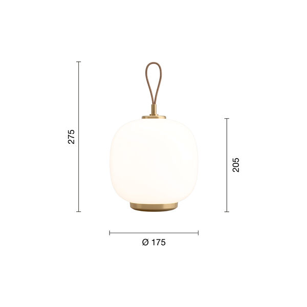 VL45 Radiohus Portable Lamp, opal white VL45 Radiohus Portable Lamp, opal white, Louis Poulsen