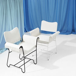 Tropique Dining Chair with Fringes, Leslie Limonta 06/classic black, GUBI