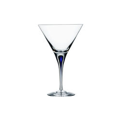 Intermezzo Blue Martini Glass, Orrefors