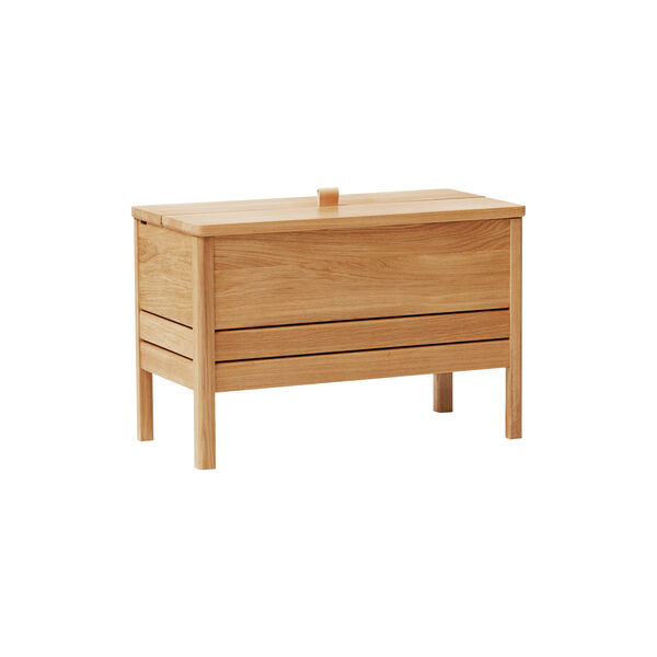 A Line Storage Bench, oak A Line Storage Bench, oak, Form & Refine