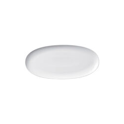 White Fluted Long Oval Dish 37 cm, Royal Copenhagen