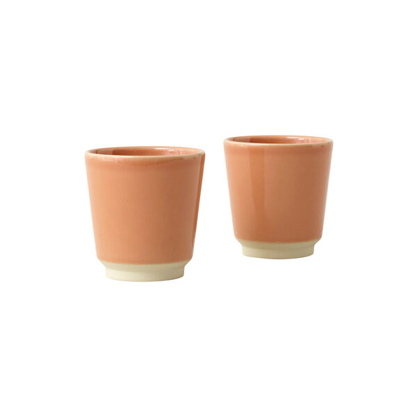 Memphis cups 2 pcs, terracotta, Stilleben