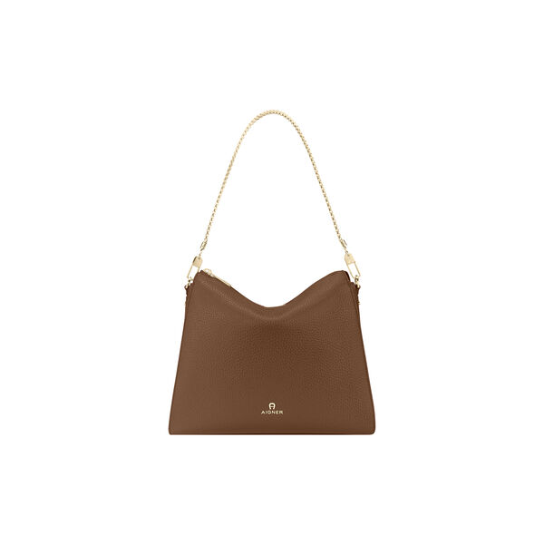 Ivy Crossbody Bag | Saddle Brown, Aigner