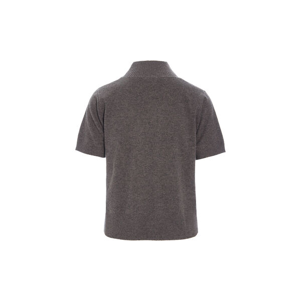 Kumo cashmere short sleeve blouse, shark melange, BITTE KAI RAND