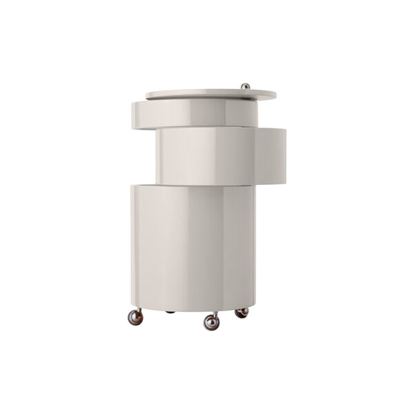 Barboy Side Table, glossy white, Verpan