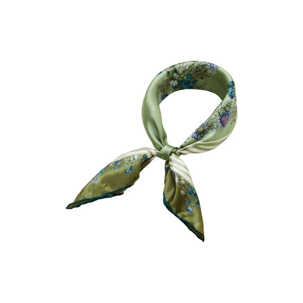 Flowering Green F Silk Scarf Flowering Green F Silk Scarf, Flora Danica Denmark