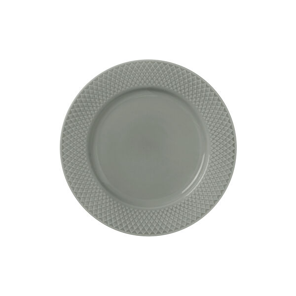 Rhombe Earth Dinner plate &Oslash; 27 cm, moss, Lyngby Porcel&aelig;n