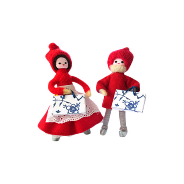 Elf couple with mussel, Anne Beate Design