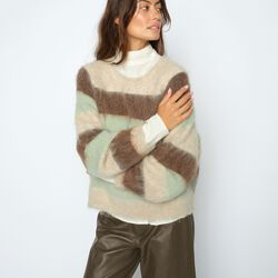 MMSuvi Stripe Knit, frosty green, MOS MOSH