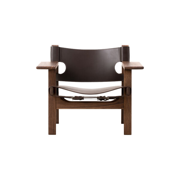 2226 Spanish Chair, dark brown/oiled walnut, Fredericia Furniture