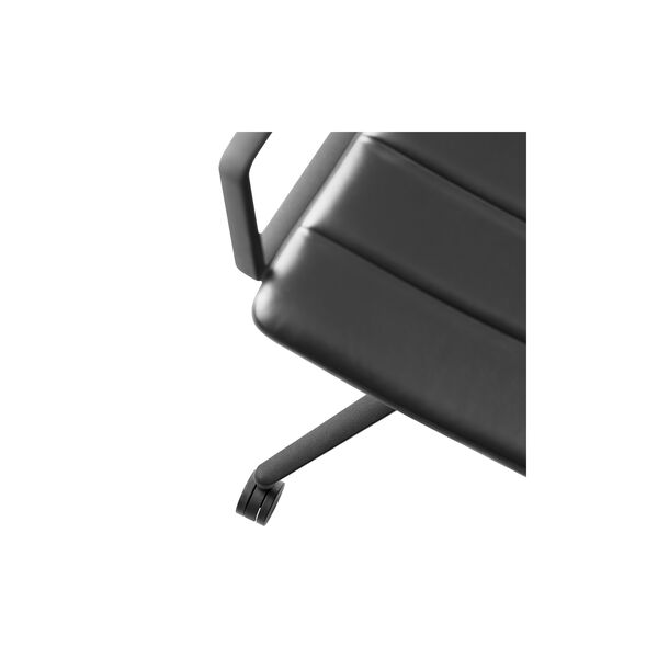 VIPP452 Swivel Chair with Castors, black/black, Vipp