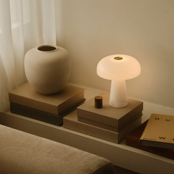 Glossy Mini Table Lamp, white, Design For The People