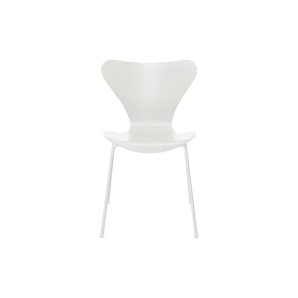 Series 7™ 3107 Monochrome Chair, ash, white, Fritz Hansen