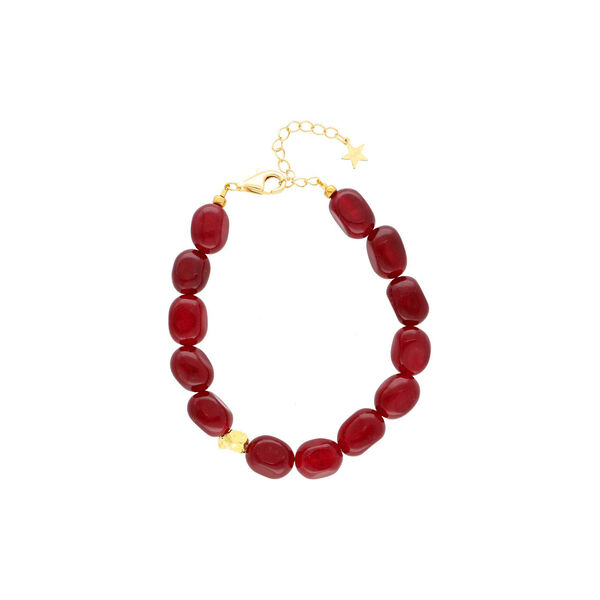 Vilma Bracelet, burgundy, Nuni Copenhagen
