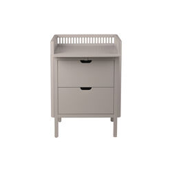 Sebra Changing Unit with Drawers, jetty beige, Sebra