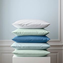 SUPIMA PINSTRIPE Bedding, glass green, Georg Jensen Damask