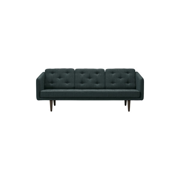 No. 1 3-seater Sofa, Fiord 991/smoked oak, Fredericia Furniture