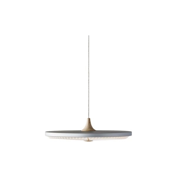 Soleil Pendant with Standard Shade, silver cloud/oak, LE KLINT