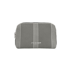 Knitted Makeup Bag, milk creme black, Ilse Jacobsen Hornb&aelig;k