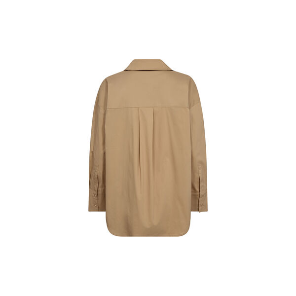 PD-Nyla Poplin Shirt, camel, Pieszak