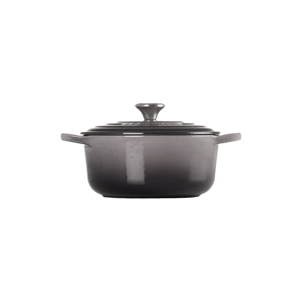 Signature round cast iron pot &Oslash; 20 cm, flint, Le Creuset