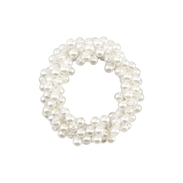 Classic Pearl Elastic, white, SUI AVA