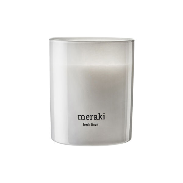 Scented Candle, fresh linen Scented Candle, fresh linen, Meraki