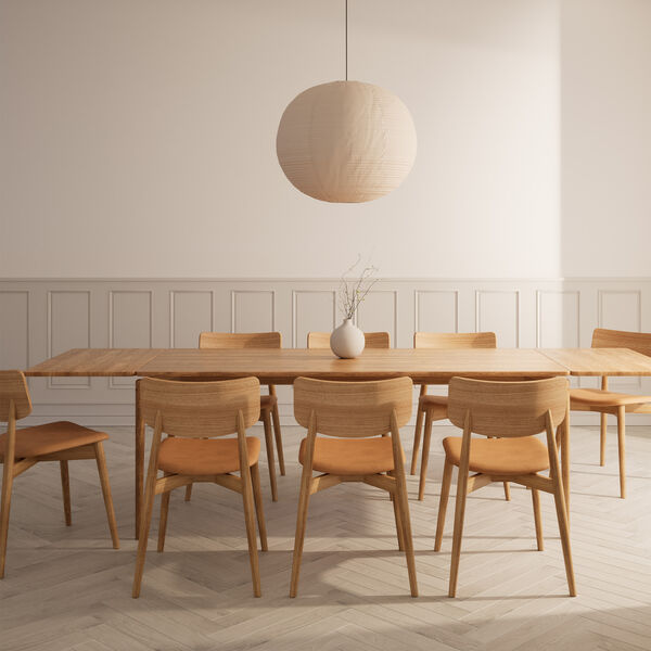 Chiara Dining Chair, Davos 2758 Brandy/naturolieret eg, Bruunmunch Furniture
