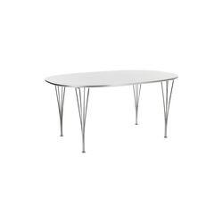 FH B612 Super-Elliptical Dining Table, white, Fritz Hansen
