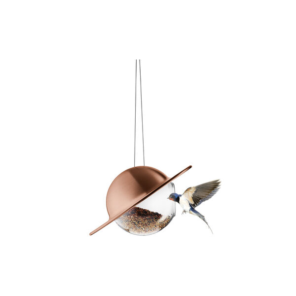 Saturn Bird feeder, copper, Eva Solo