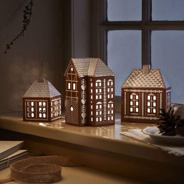 Gingerbread Lighthouse Large, brown, K&auml;hler
